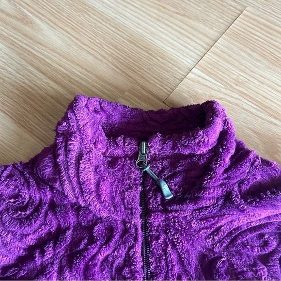 Athleta Purple Plush Fleece Half Zipped Jacket Women’s Small - Picture 2 of 9